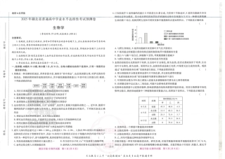2025版《高考押题预测卷》（湖北专版）生物.pdf