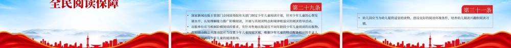 学习《全民阅读促进条例》全文促进全民阅读推进书香社会建设.pptx
