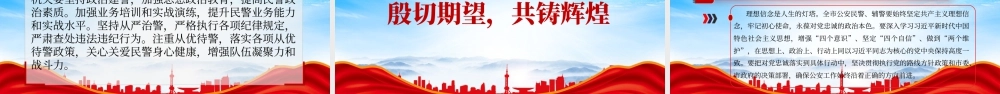 在第六个110人民警察节庆祝大气发言讲话.pptx