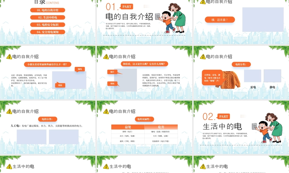 安全用电知识宣传安全用电我知道.pptx