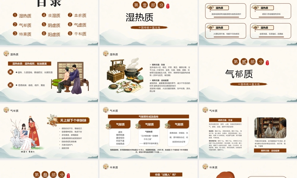 中国传统中医九种体质学习.pptx