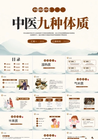 中国传统中医九种体质学习.pptx