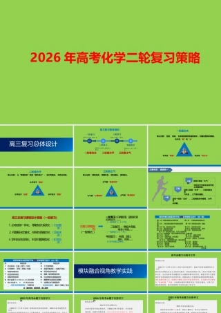 2026年高考化学二轮复习策略讲座.pptx