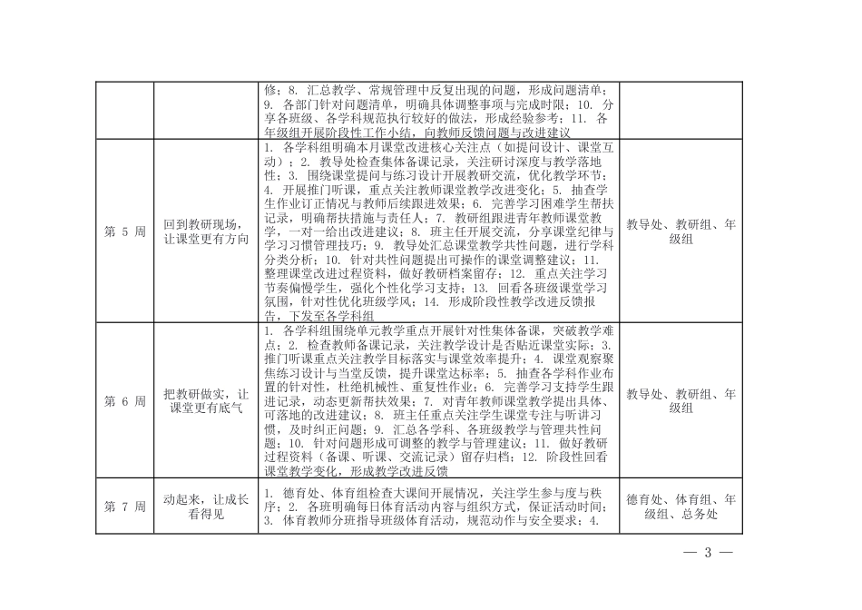 2026年春季学期中小学校全面工作安排表（2026年3月-2026年6月）.docx_第3页