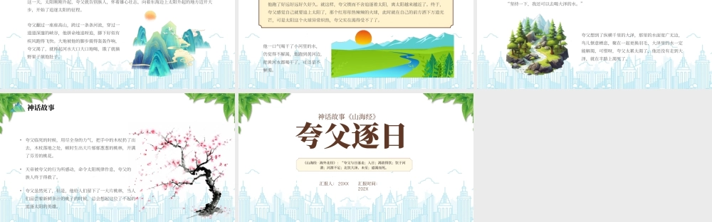 神话故事《夸父追日》故事起源.pptx