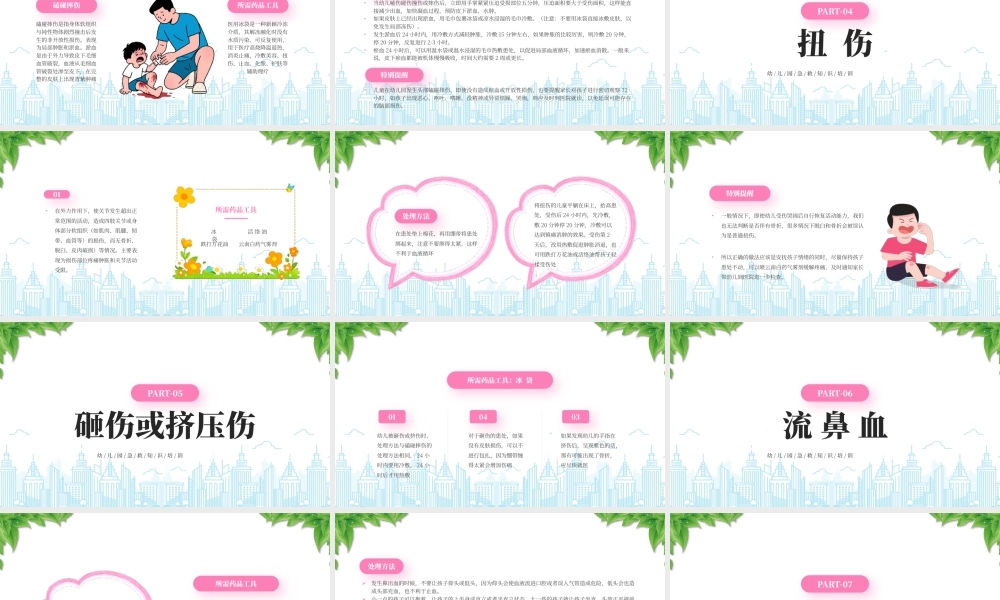 幼儿园急救知识培训常见意外事故紧急处理守护生命救在身边.pptx