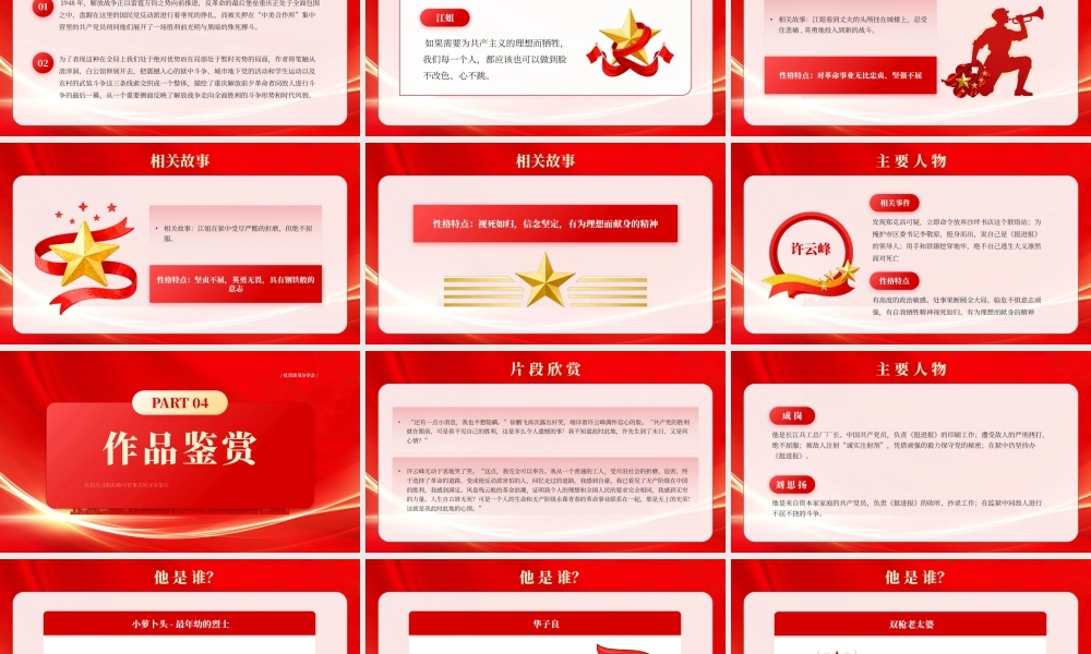 《红岩》读书分享会红岩史诗般的称号是重庆的光荣象征.pptx