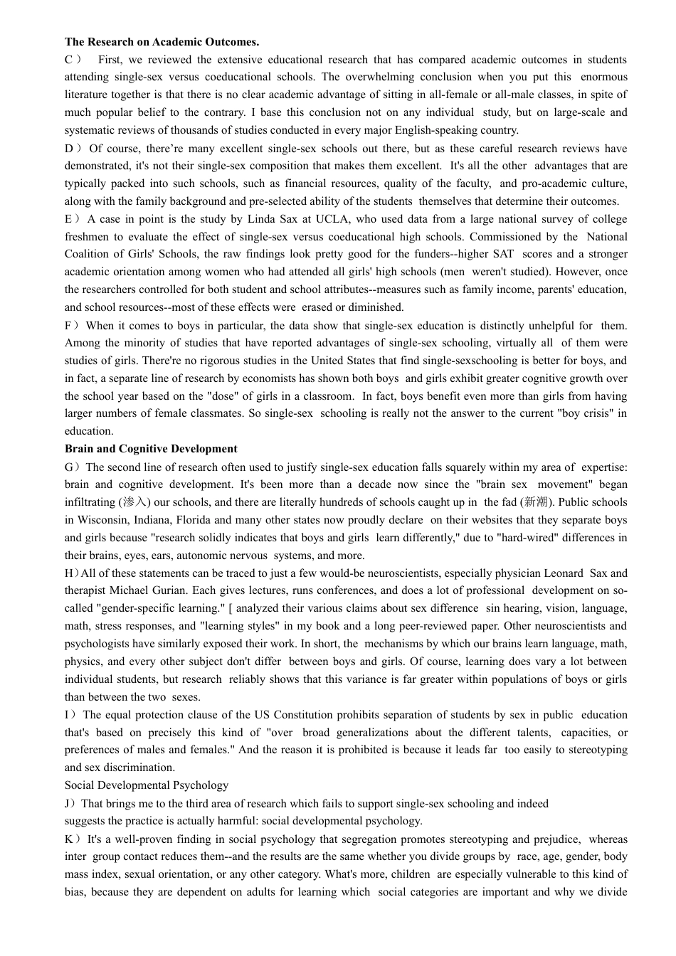 2014年12月大学英语六级考试真题（三）.doc_第3页