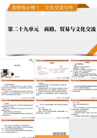 选择性必修3　第29单元　单元总结.pptx