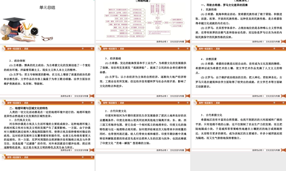 选择性必修3　第27单元　单元总结.pptx