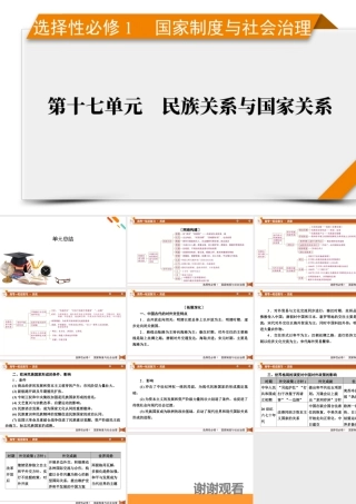 选择性必修1　第17单元　单元总结.pptx