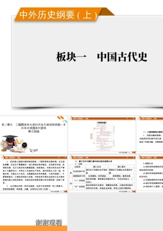 中外历史纲要(上)　板块1　第2单元　单元总结.pptx