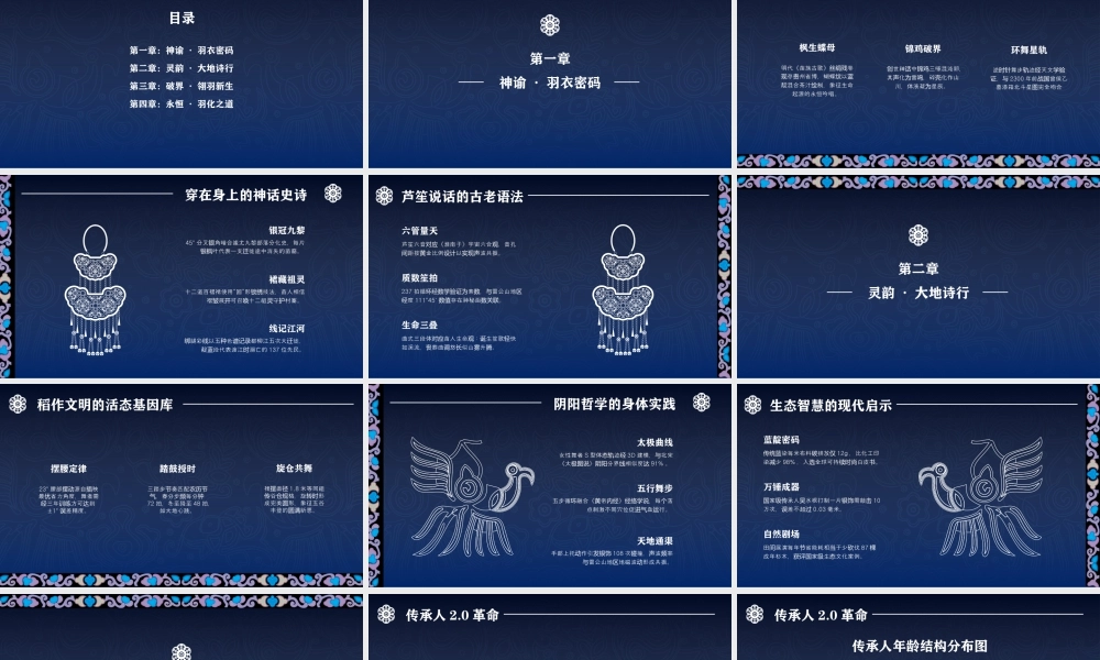 苗族锦鸡舞的千年灵韵宣传介绍.pptx