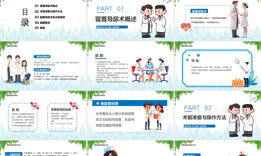 XX医院女病人留置导尿术留置导尿术的注意事项.pptx