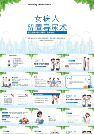 XX医院女病人留置导尿术留置导尿术的注意事项.pptx