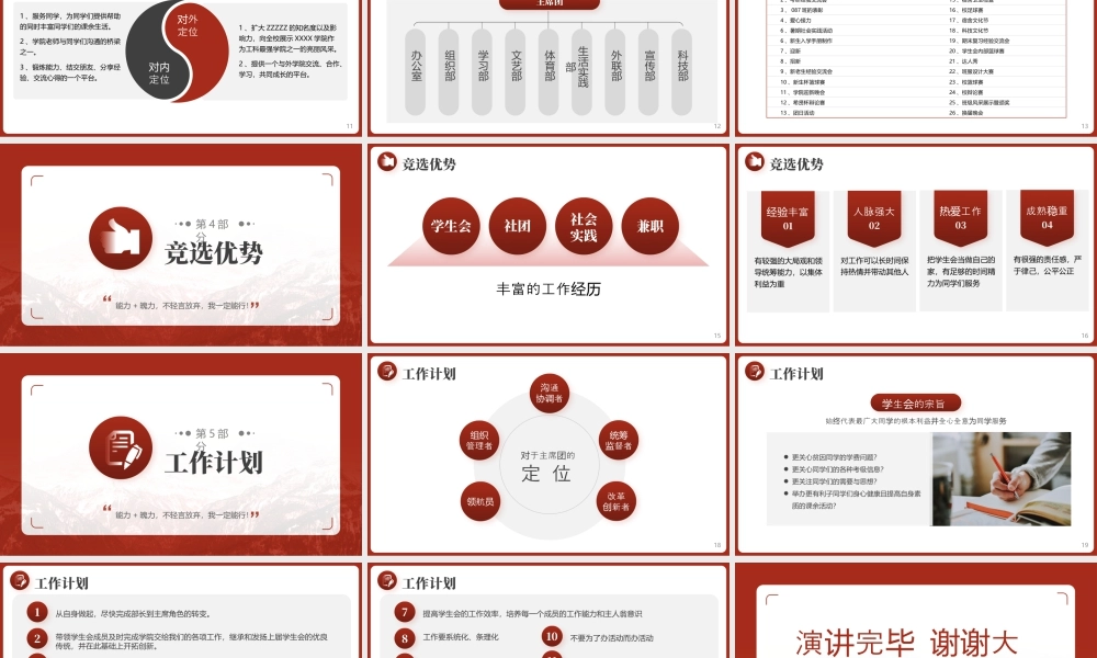 大学生校园学生会竞选自我介绍.pptx