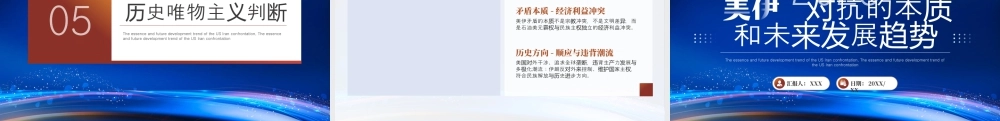 美国伊朗对抗的本质和未来发展趋势分析.pptx