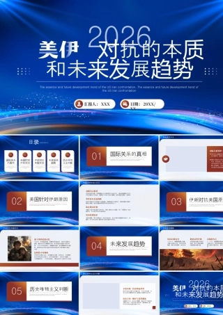美国伊朗对抗的本质和未来发展趋势分析.pptx