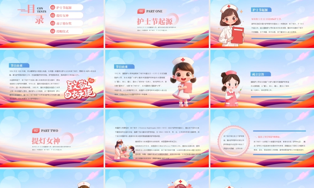 白衣天使之512国际护士节介绍护士节起源.pptx