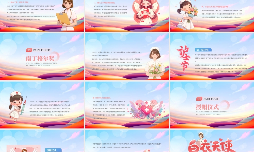 白衣天使之512国际护士节介绍护士节起源.pptx