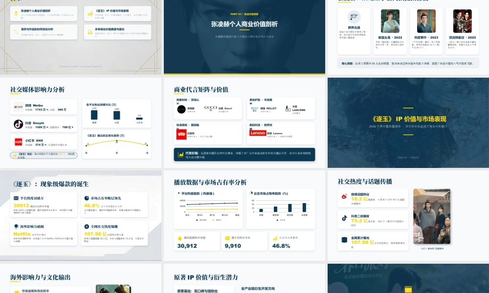张凌赫与《逐玉》商业价值分析.pptx