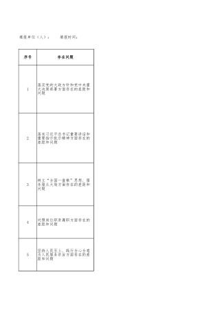 银行班子学习教育查摆问题清单16方面48条（含整改措施）.xlsx