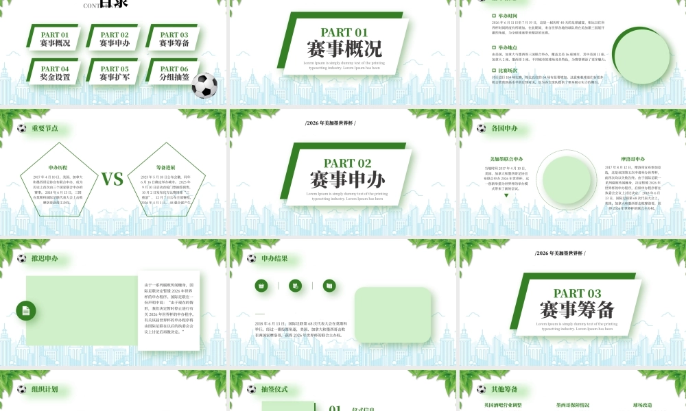 2026年国际足联世界杯赛事概况赛事筹备.pptx