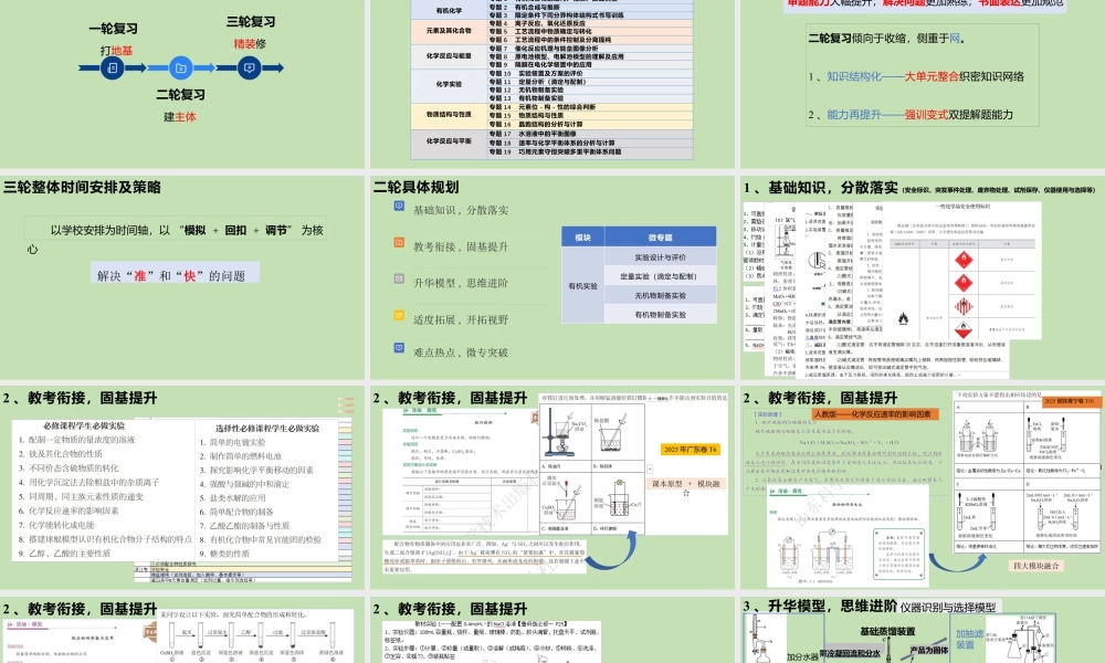 2026年高考（等级考）化学后期复习备考策略讲座.pptx