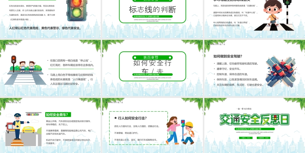 全国交通反思日认真审视并改正不文明的交通习惯一盔一带安全常在.pptx