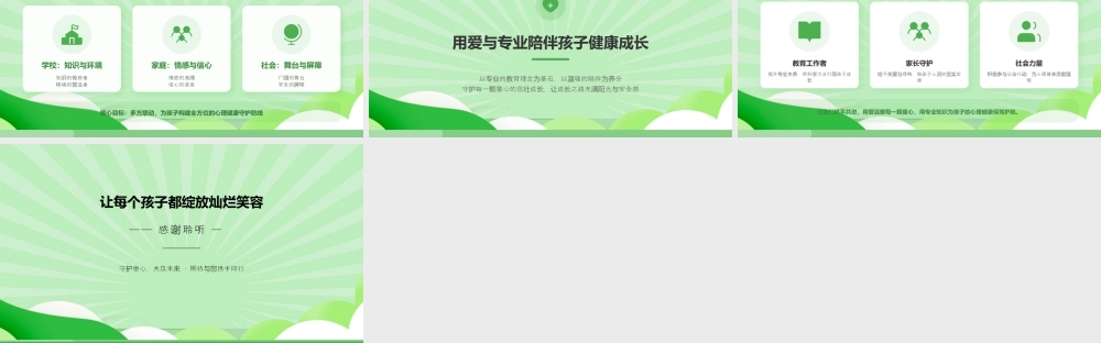 2026儿童心理健康培训守护童心共筑健康心理防线用心倾听用爱陪伴助力成长.pptx