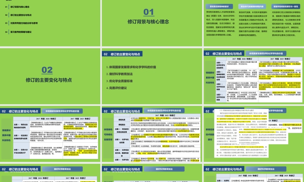 2025版高中化学课程标准对2026年高考的影响.pptx