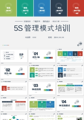 《整理 整顿 清扫 清洁 素养》5S管理培训模式培训.pptx