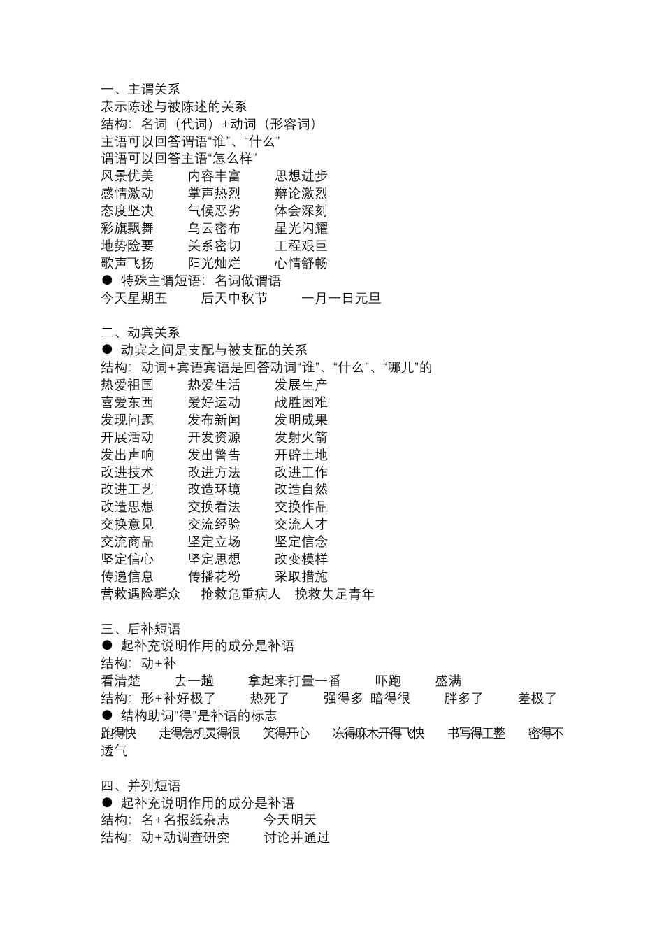 小学语文常考的6类短语.docx_第1页