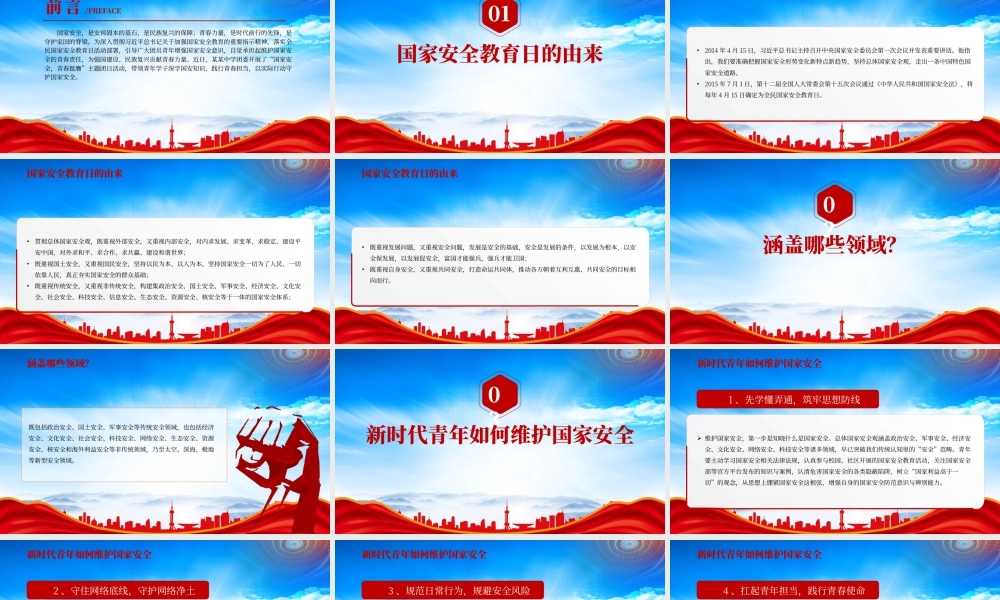 2026年中小学国家安全教育主题团日活动国家安全青春挺膺.pptx