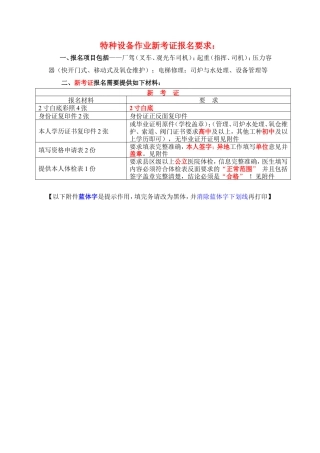 G3锅炉水处理新证报名要求.doc
