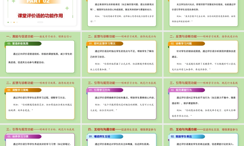 2025年青年教师业务培训《课堂评价语的应用策略》.pptx