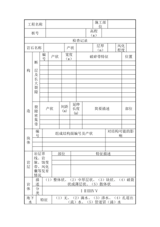 监理地质工程师现场检查记录表.docx