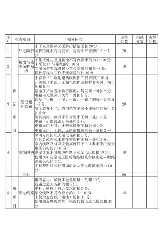施工用电安全检查评分表.docx