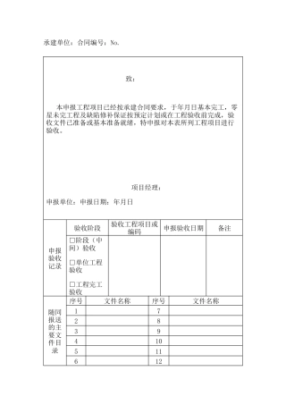 工程项目验收申报表.docx