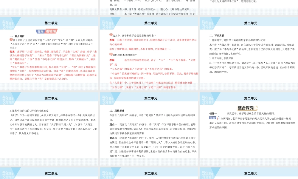 07-第二单元6（2）五石之瓠（可编辑PPT）.pptx