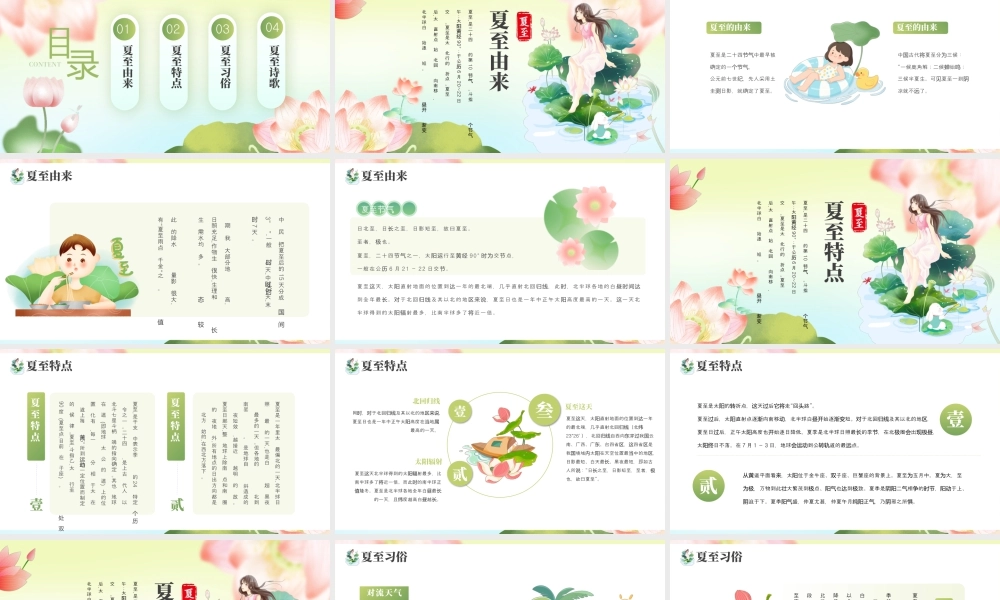 夏至已至节气介绍.pptx