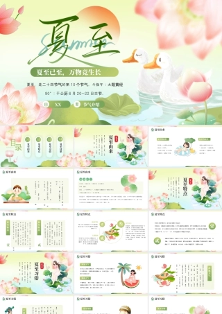 夏至已至节气介绍.pptx