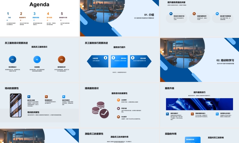 宾馆经理培训员工服务意识技巧激励奖励学习建筑方案.pptx