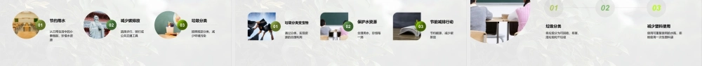 高三学生环保实践垃圾分类节水共建绿色生活.pptx