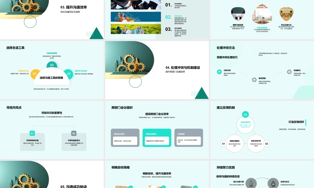 高效跨部门沟通破障解突齿轮协作.pptx