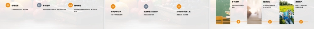 健康饮食营养平衡多样食物果蔬肉类均衡.pptx