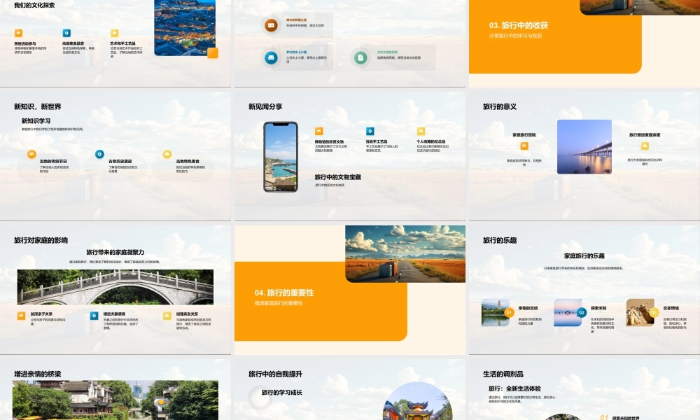 家庭旅行满载文化趣赏全家成长新世界.pptx