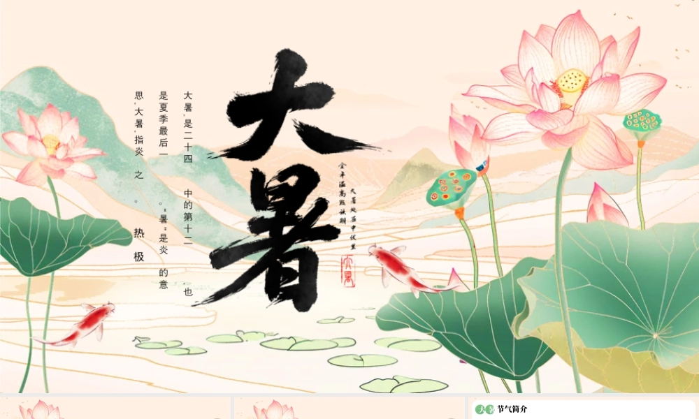 大暑节气介绍.pptx