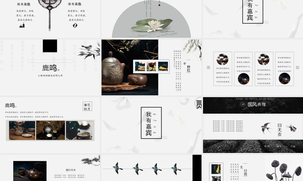 古典仕女图背景的“抱朴”中国风.pptx