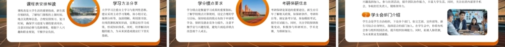 橙色简约风大学新生入学须知.pptx